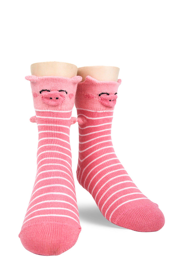 Pig Socks  Cute 3D Animal Socks for Kids - Cute But Crazy Socks