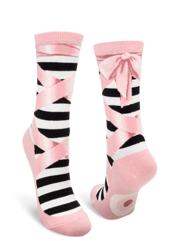 Ballet Slipper Socks for Women  Ballerina Dancer Socks - Cute But Crazy  Socks