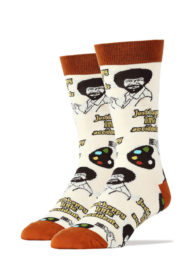 Painting Bob Ross - Women's Funny Socks – Masha's Corner Boutique & Gifts