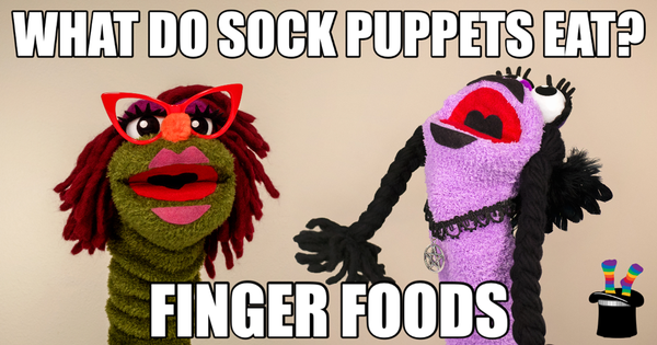 Even More Great Sock Jokes | Funny Sock Puppets & Foot Puns - Cute But ...