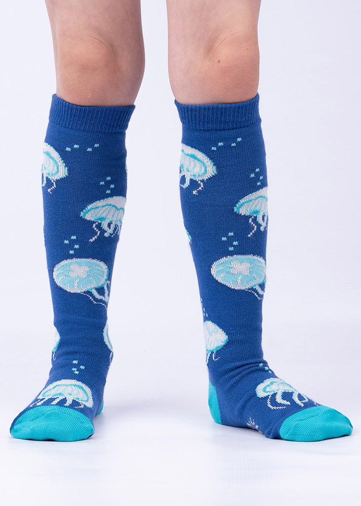 Glow In The Dark Jellyfish Knee High Socks – Doll Factory by Consumeronirat