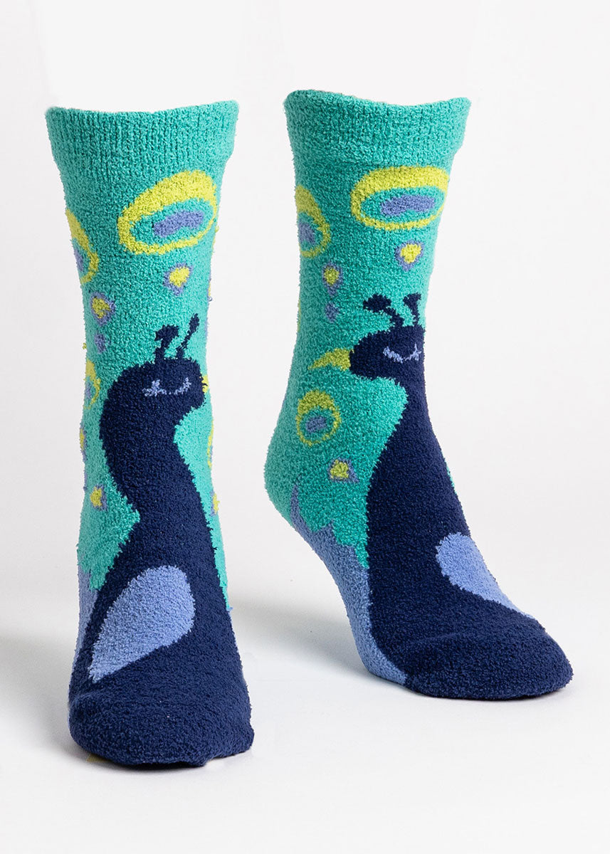Toddler Non Slip Socks, Cute Baby Socks with Grips Crew Socks Cartoon Floor  Socks 1 Pair