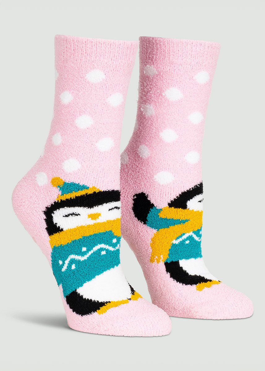 FOCUSSEXY Womens Fuzzy Socks with Grips Non Slip Slipper Socks