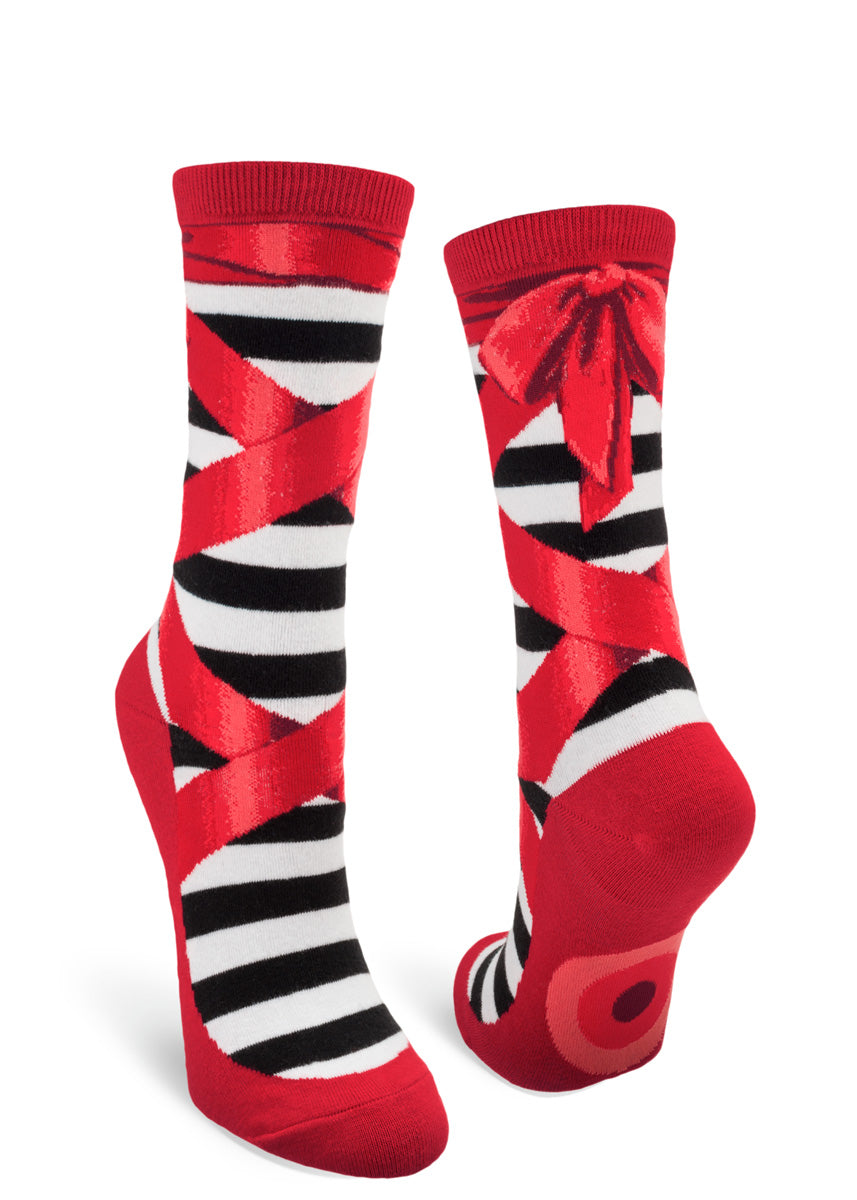 Ballet Slipper Socks for Women  Ballerina Dancer Socks - Cute But