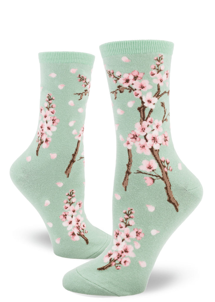 Hakne Smooth Silk Socks Cherry Blossom Medium – Miss Arthur