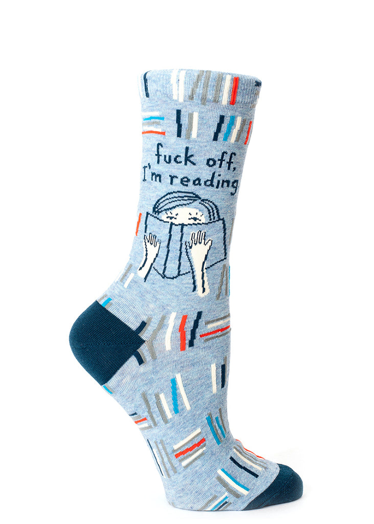 Funny Reading Socks for Women, Novelty Women's Book Socks for Book