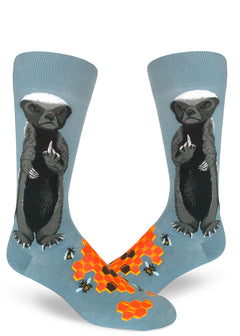 THE HONEY BADGER GETS FOOTLOOSE IN TRADIE'S NEW BAMBOO SOCKS IN