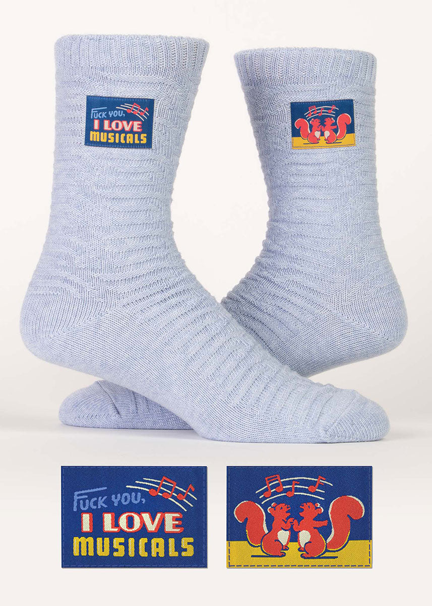  HAPPYPOP Funny Music Note Gifts Socks Music Socks For Women  Men Teens