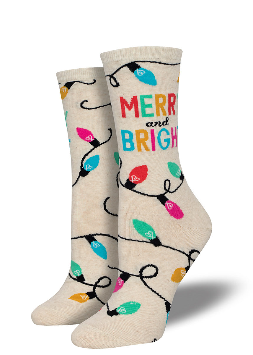 Cool Socks, Elf Socks Women's Festive Christmas Crew Socks – ODD SOX