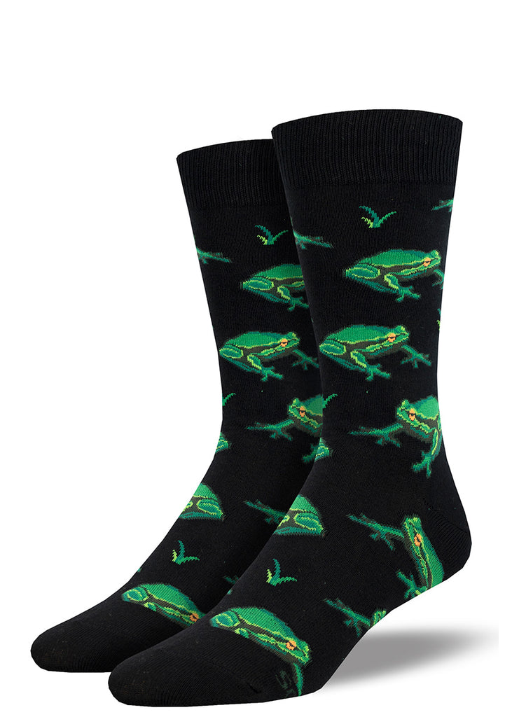 Marsh Frogs Socks Colorful Socks for Men and Women Gift for Him & Her Funny  Design Man I Love Frogs 