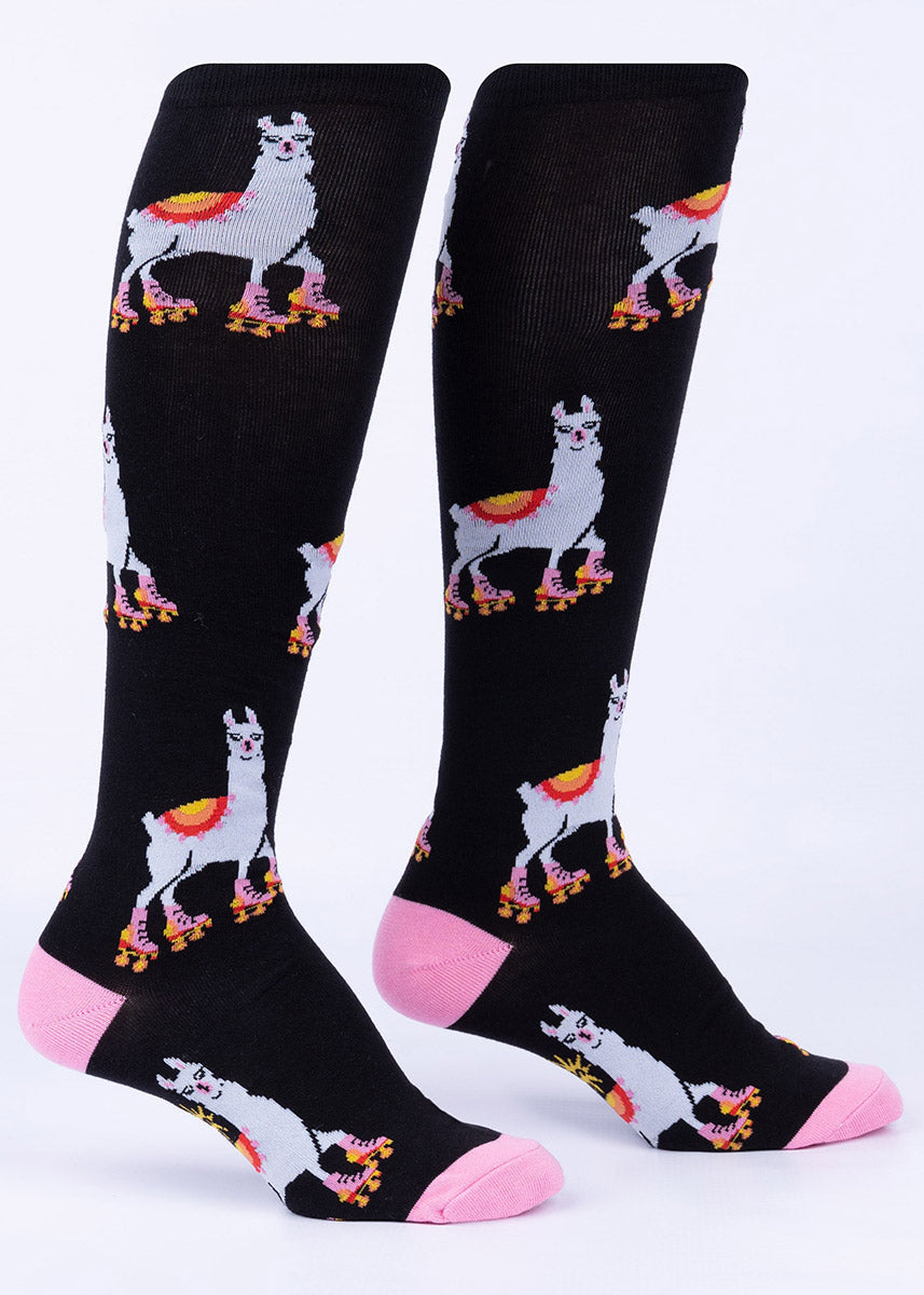 Wide Calf Socks  Extra-Stretchy Knee Socks That Fit Large Legs - Cute But  Crazy Socks