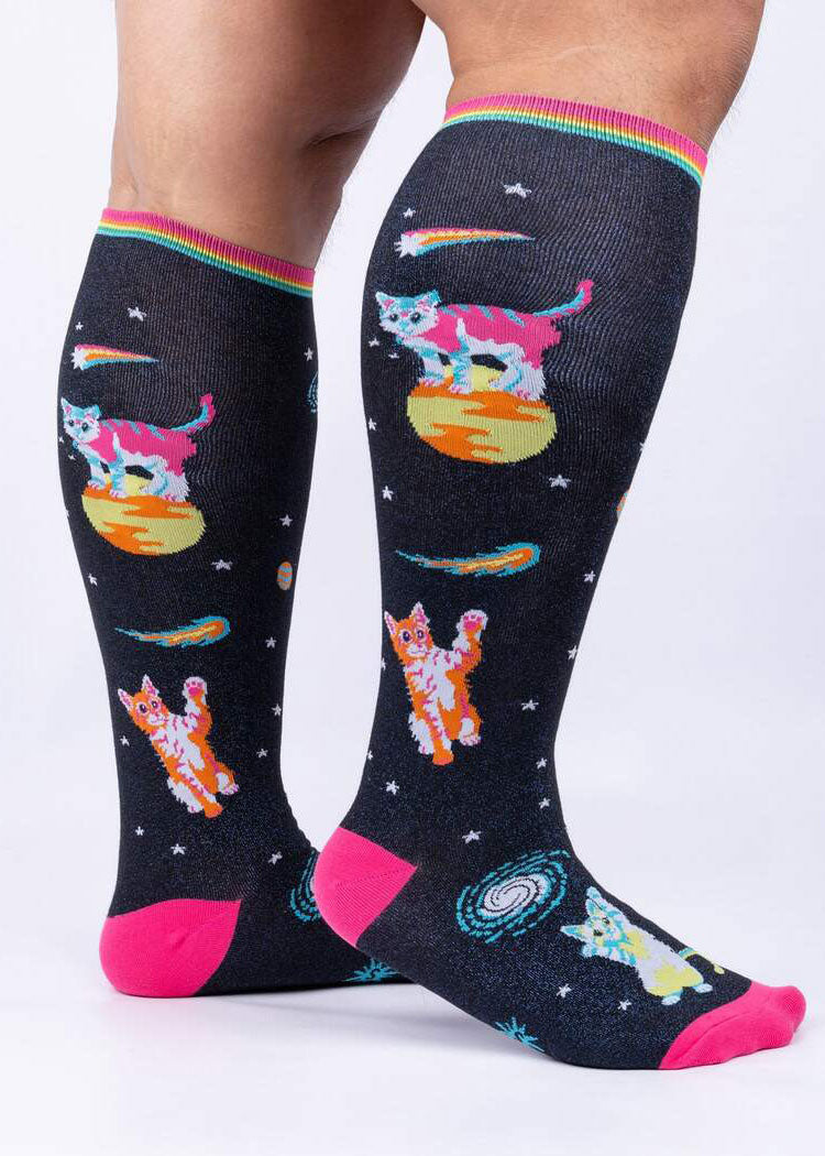 Space Cats Kids' Socks 3-Pack  Cute Socks for Children - Cute But Crazy  Socks