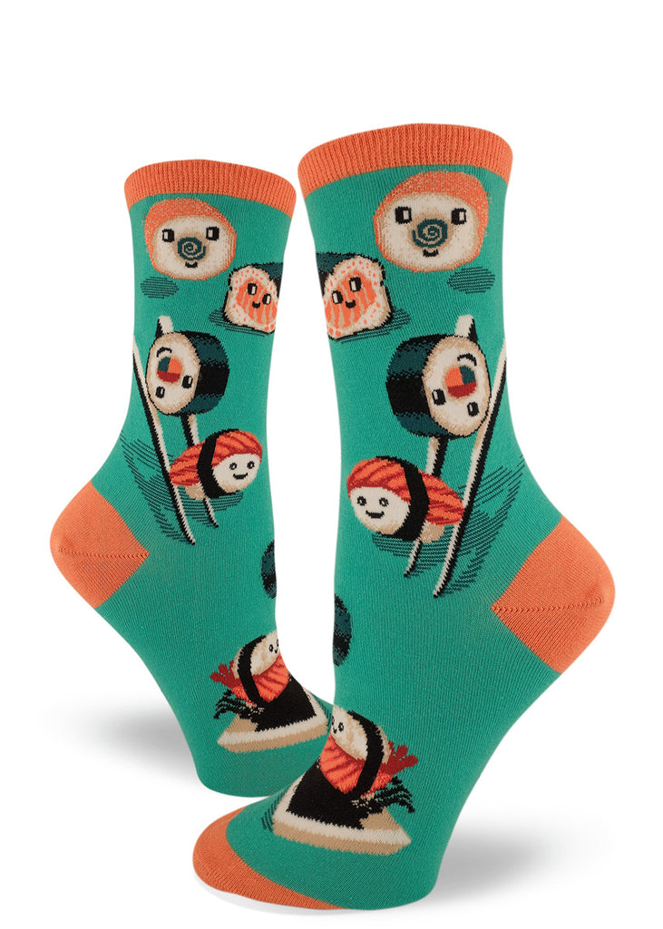 Sushi Rocks Socks, Novelty Socks For Women