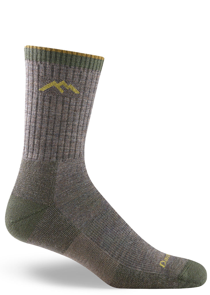 Men's Charcoal Fish Light Cushion Wool Socks